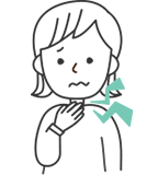 喉の症状のイメージ画像